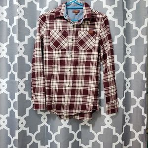 7 for all mankind boys XL long sleeve plaid